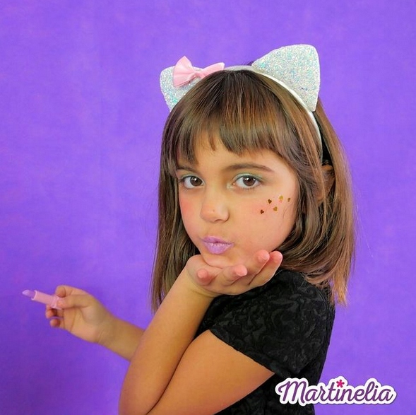 MARTINELIA BŁYSZCZYK + LAKIER ZESTAW DLA DZIECI Materiał inny