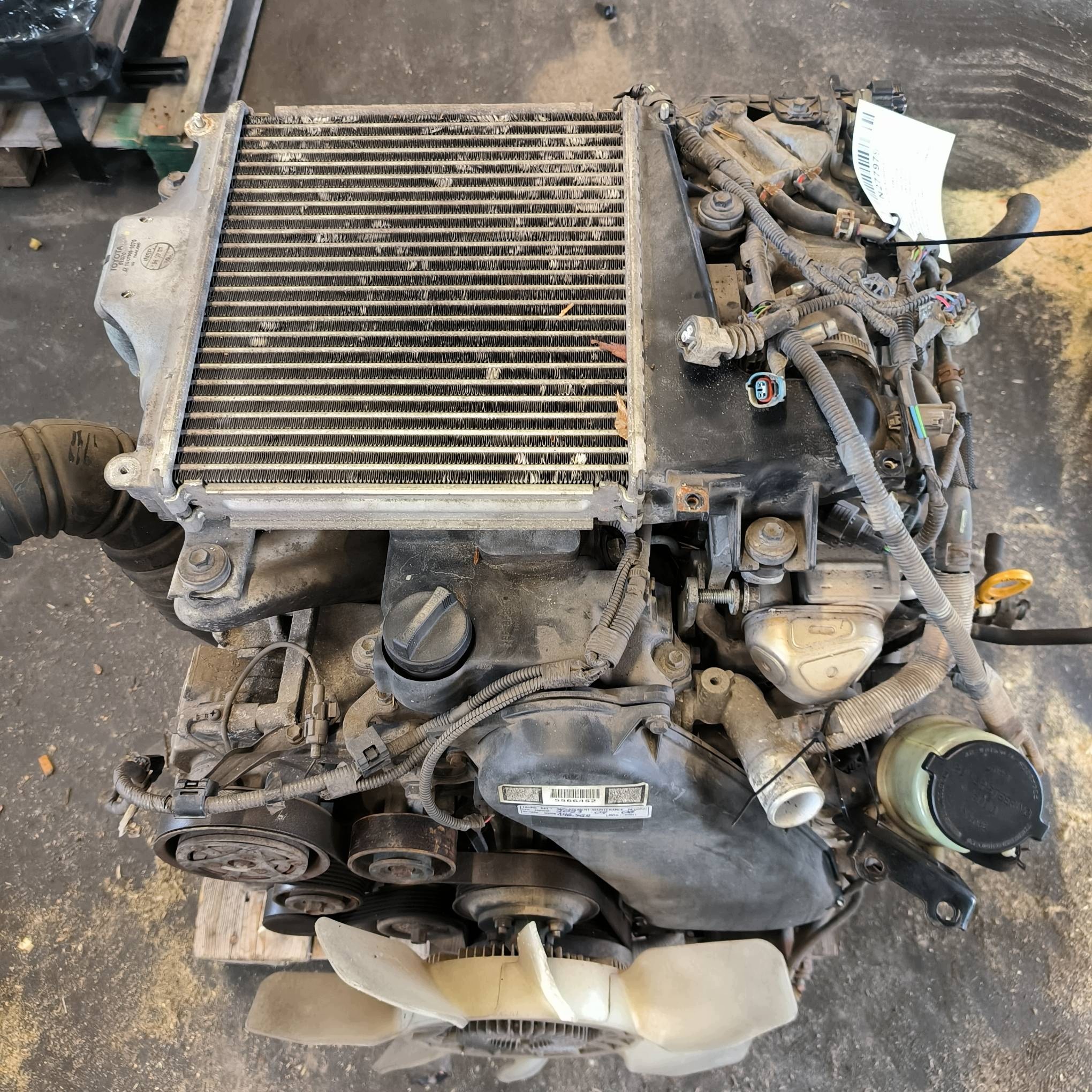engine complete 2.5 D-4D 2KD TOYOTA HILUX VII