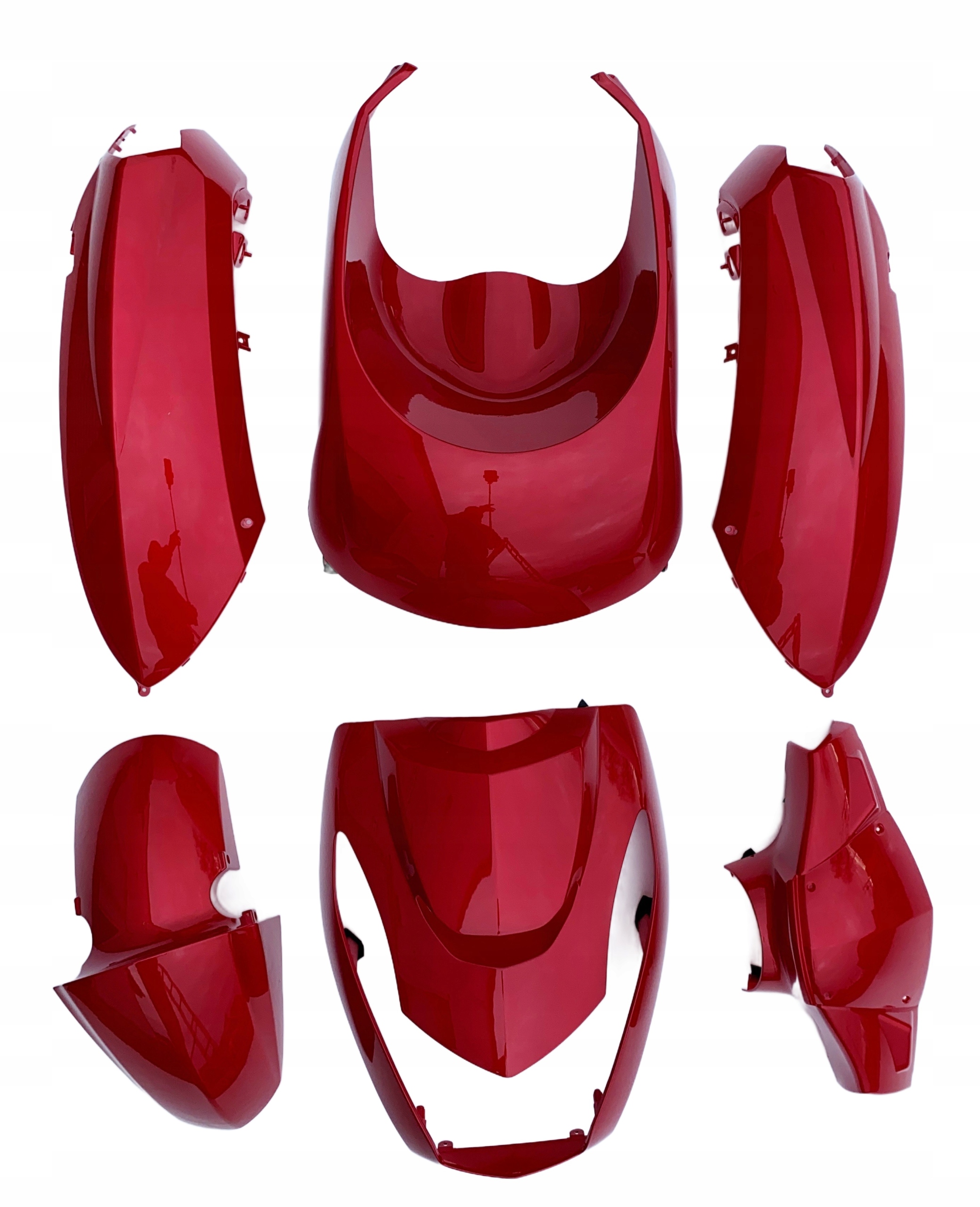 Komplet Body Szata Komplet x7 Ovečka Blatník Bok Peugeot Kisbee 50 11-24