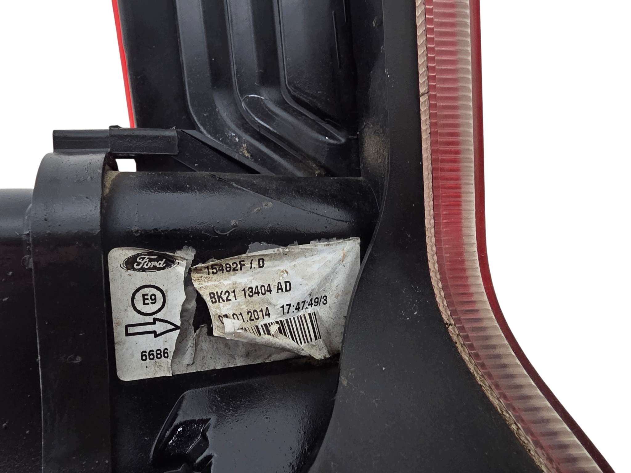 FORD TRANSIT CUSTOM 2014 light rear right complete original. BK2113404AD