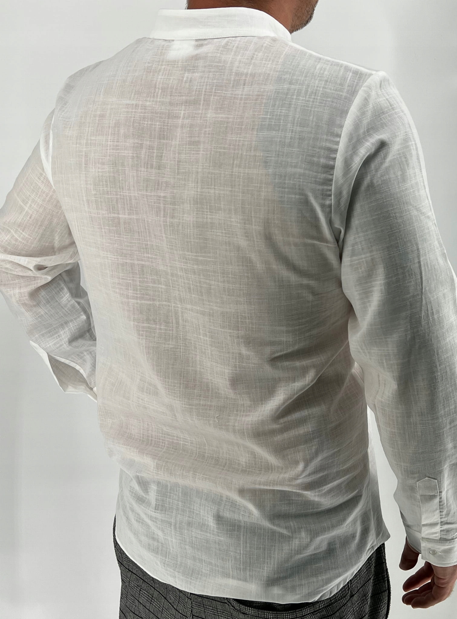 KOSZULA GENTLE LNIANA BIAŁA XL Rozmiar XL