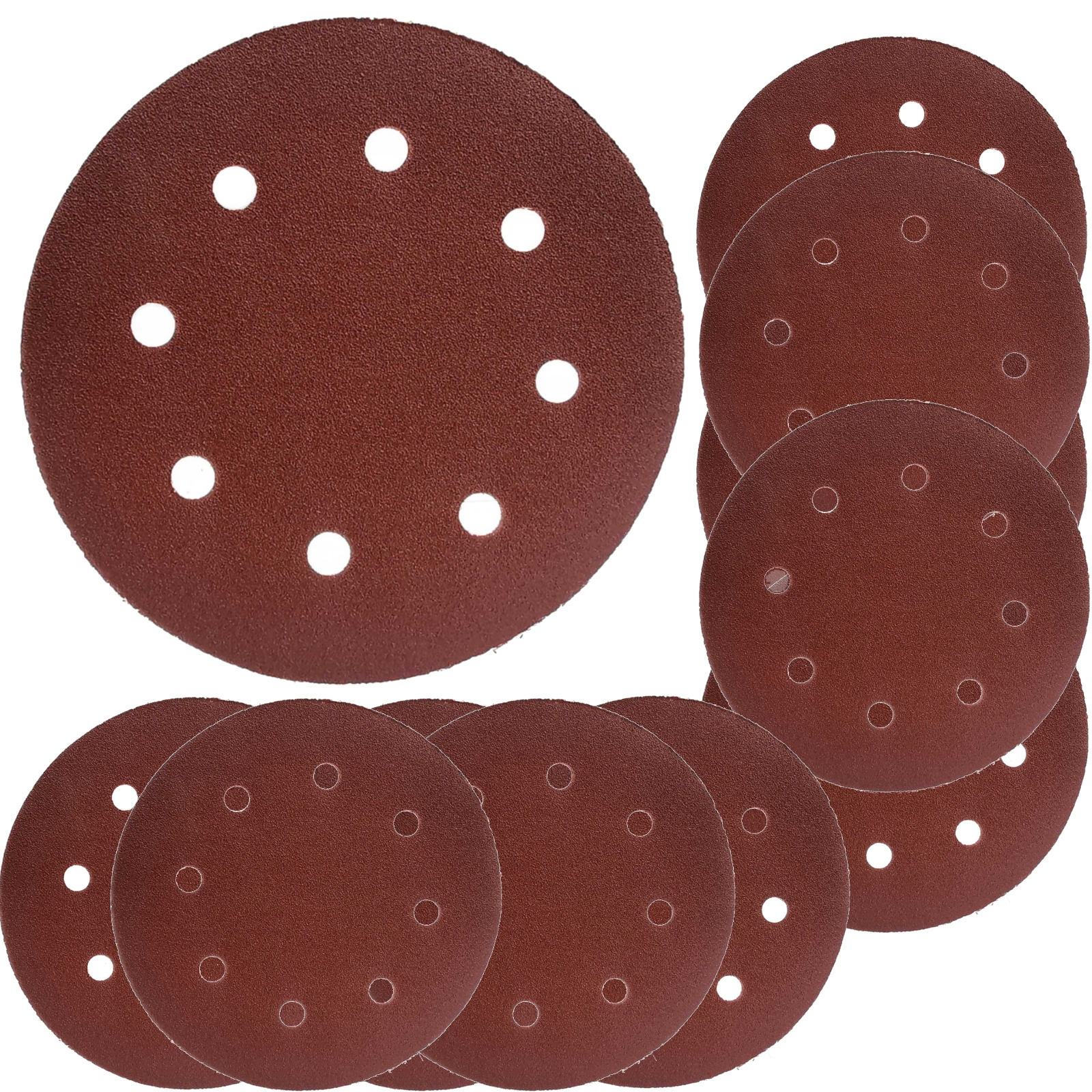 Papier Ścierny Krążek Pex Na Rzep Dysk Szlifierki 180mm P400 10 szt