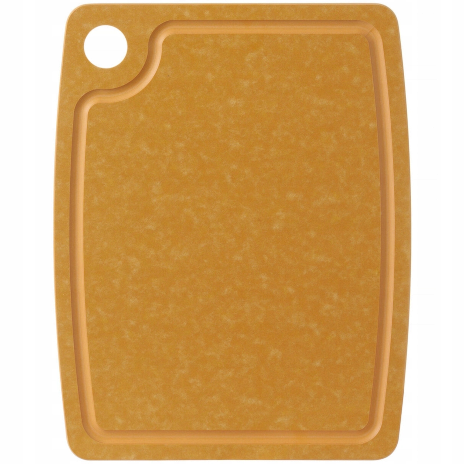 Kompozitová krájecí deska s dřevěným vláknem 440 x 325 x 6 mm, hnědá