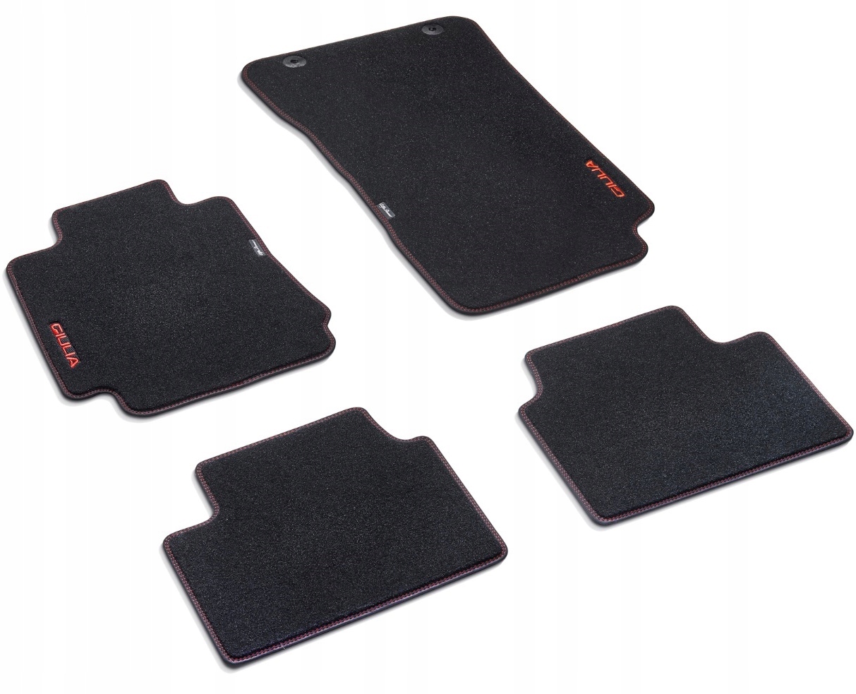 Velúrové Koberčeky A Rohože Alfa Romeo Giulia Rwd Zadný Pohon