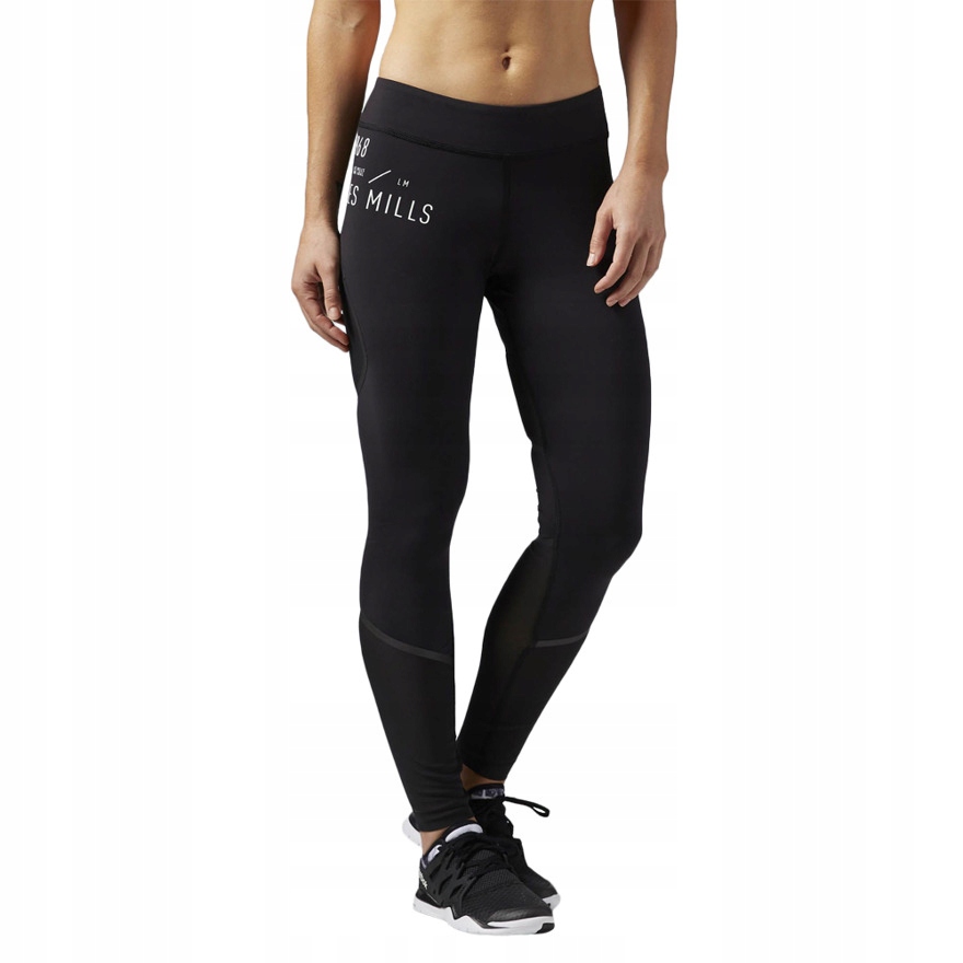 Legginsy termo Reebok getry spodnie sportowe fitness do biegania treningowe