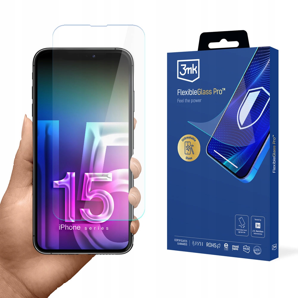 3MK Flexibleglass Pro Ochronne Szkło Hybrydowe Iphone 15 Pro Max