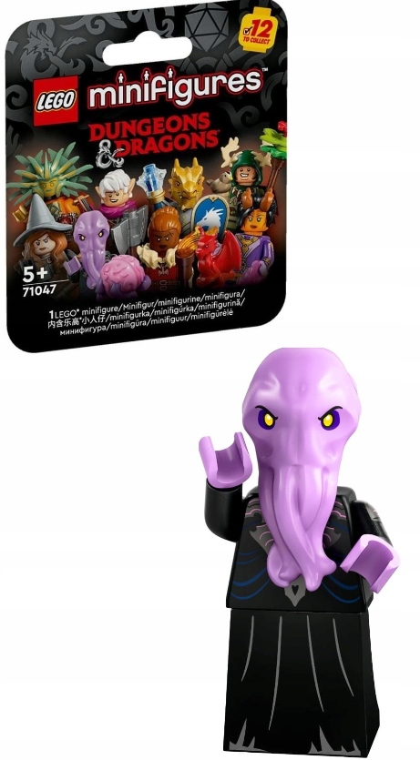 Mind Flayer Lego Dungeons And Dragons Minifigures 71047 COLDND-7 Figurka