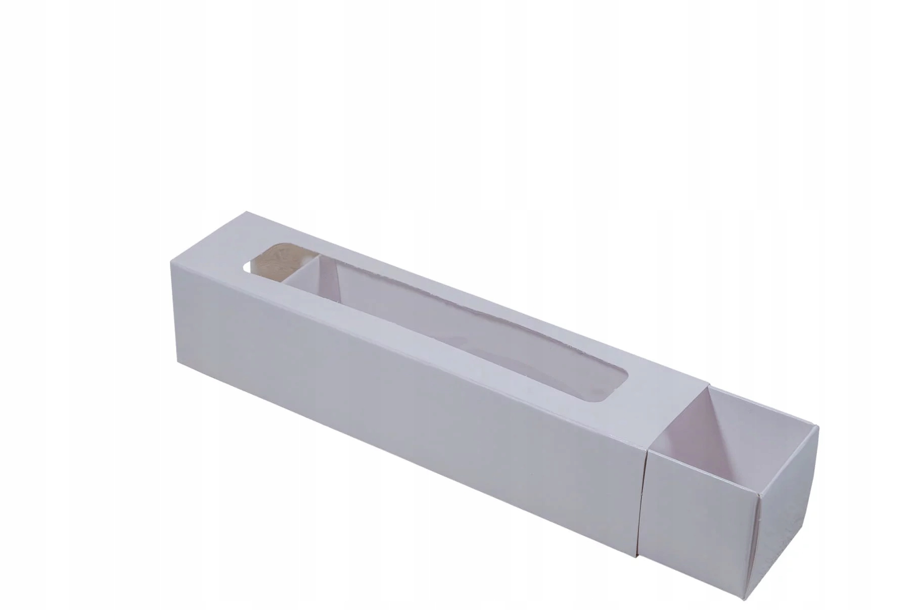

Pudełko kartonik na makaroniki Wysuwane 20x4,5 x10