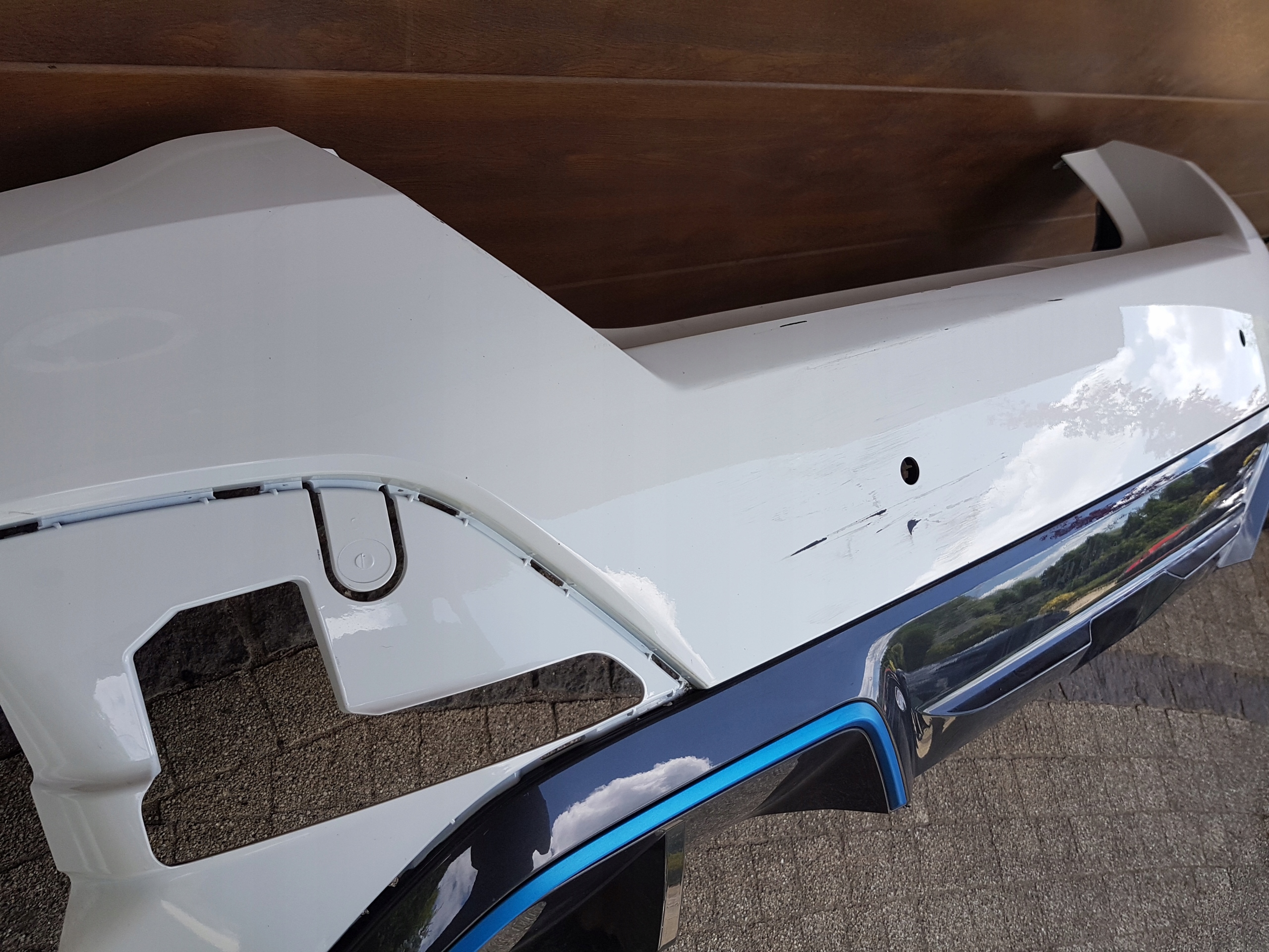 bumper rear BMW i4 G26 BEV m-packet