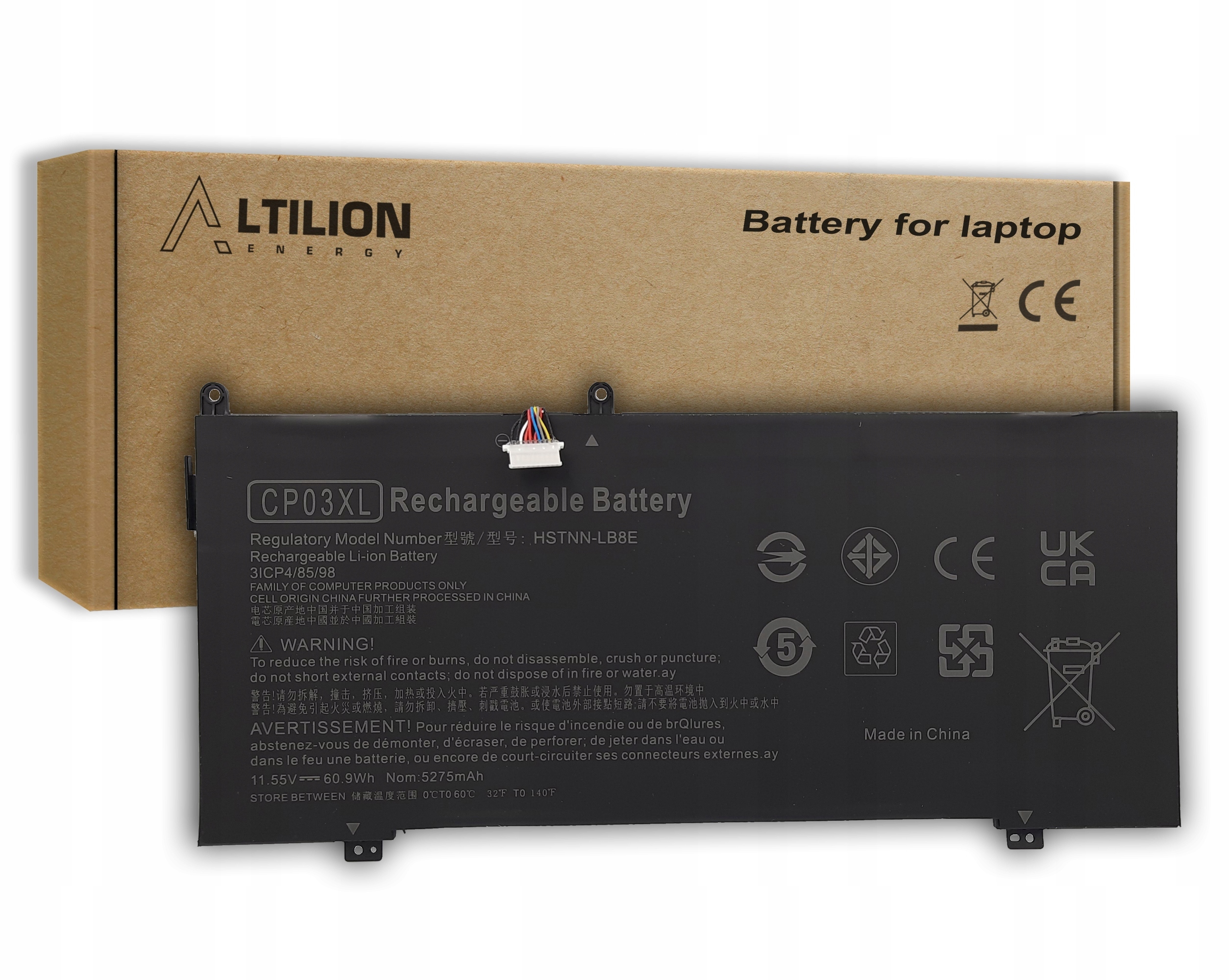 Baterie Altilion Energy CP03XL kompatibilní s Hp