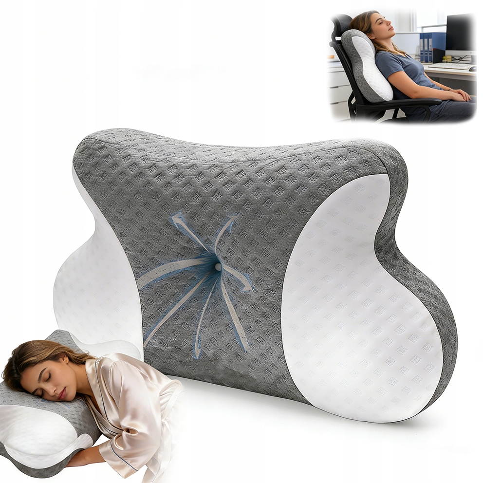 Poduszka Ortopedyczna Do Spania Na Boku Profilowana 62*37*12CM