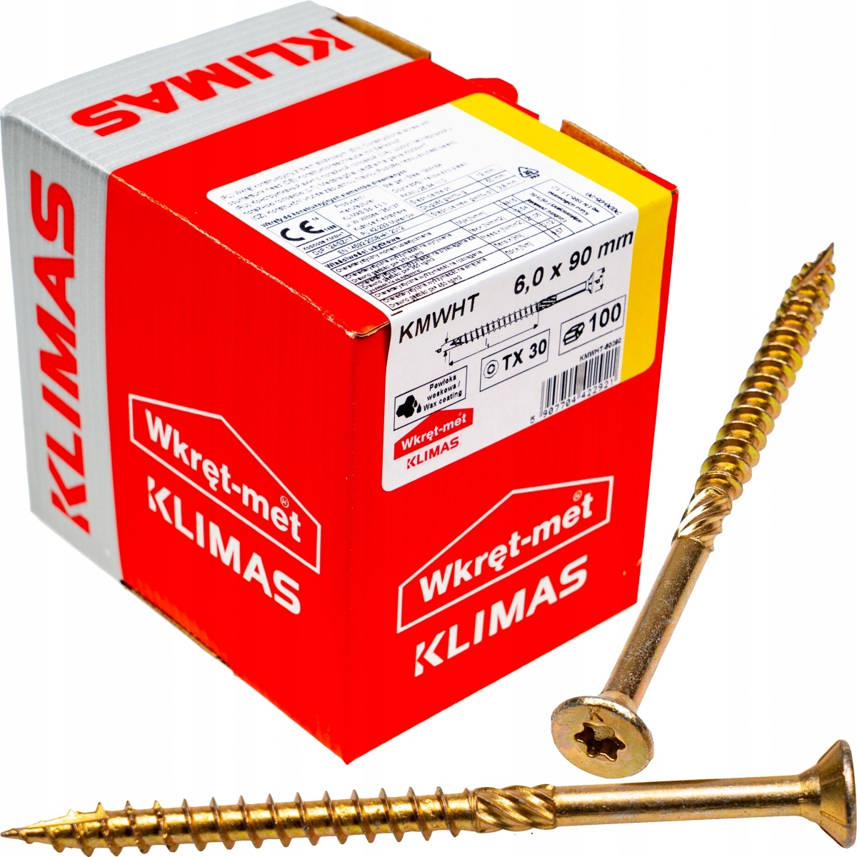 

Wkręty ciesielskie Tx 6x90 do drewna osb 100szt