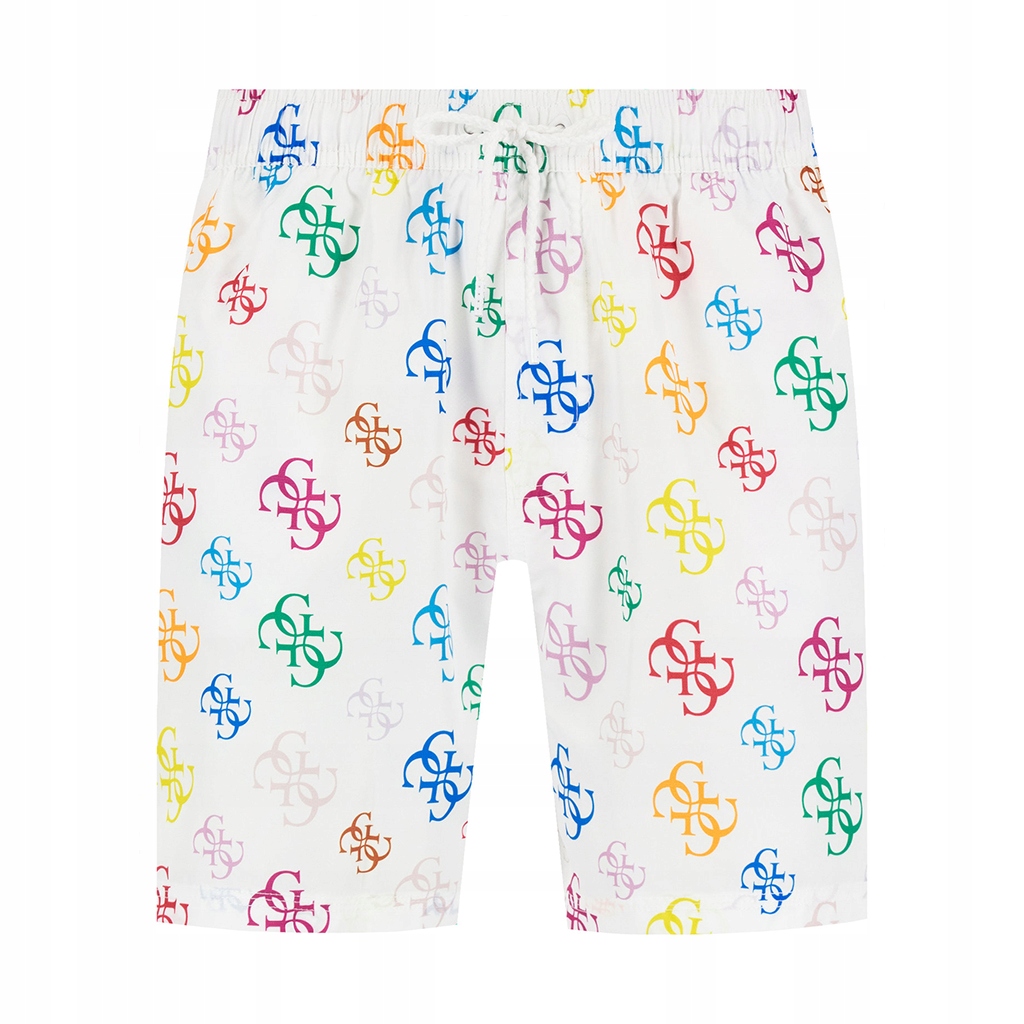 Koupací šortky Guess F02T24 TEL60 Bialy