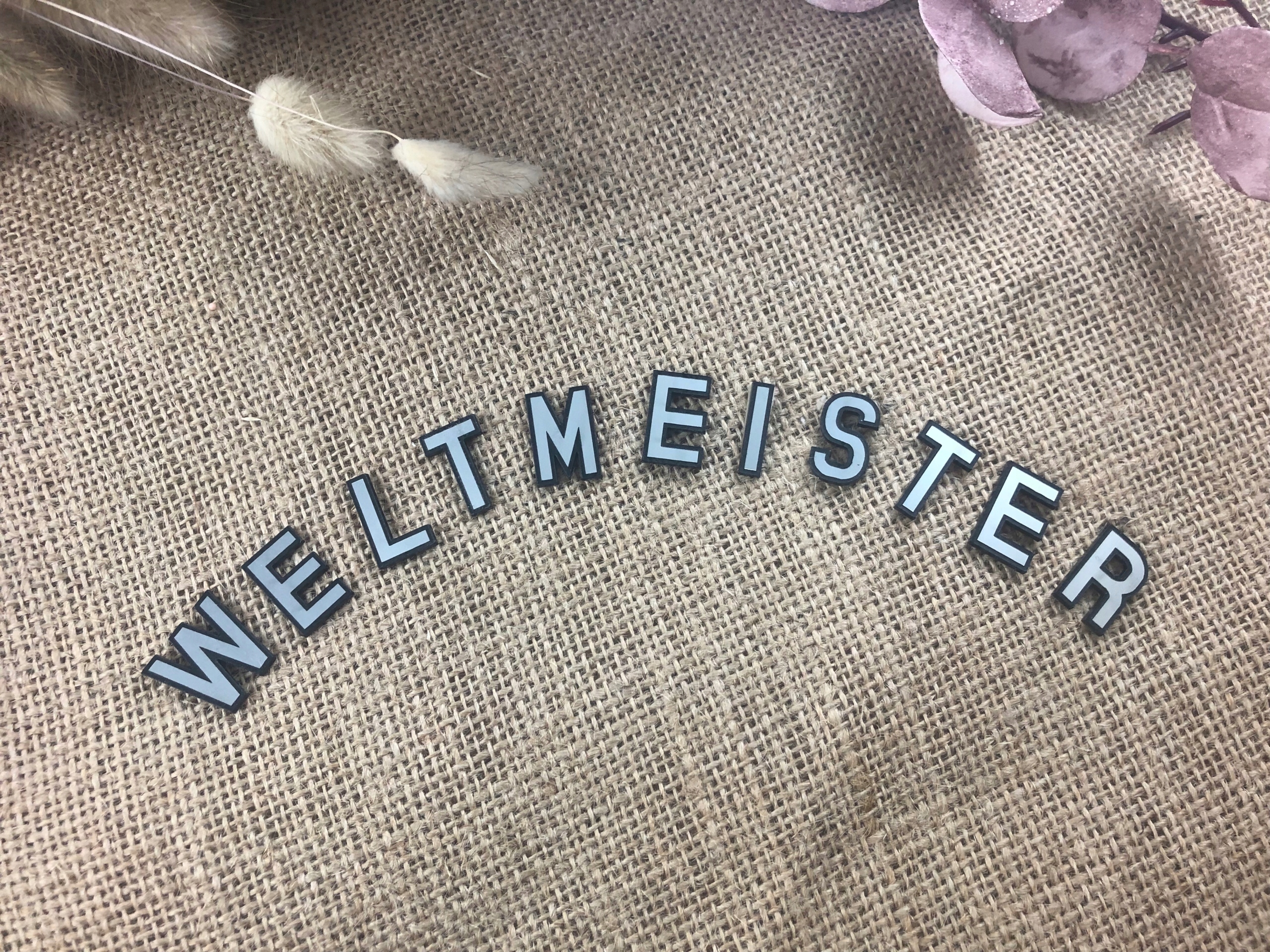 Napis, znaczek WELTMEISTER