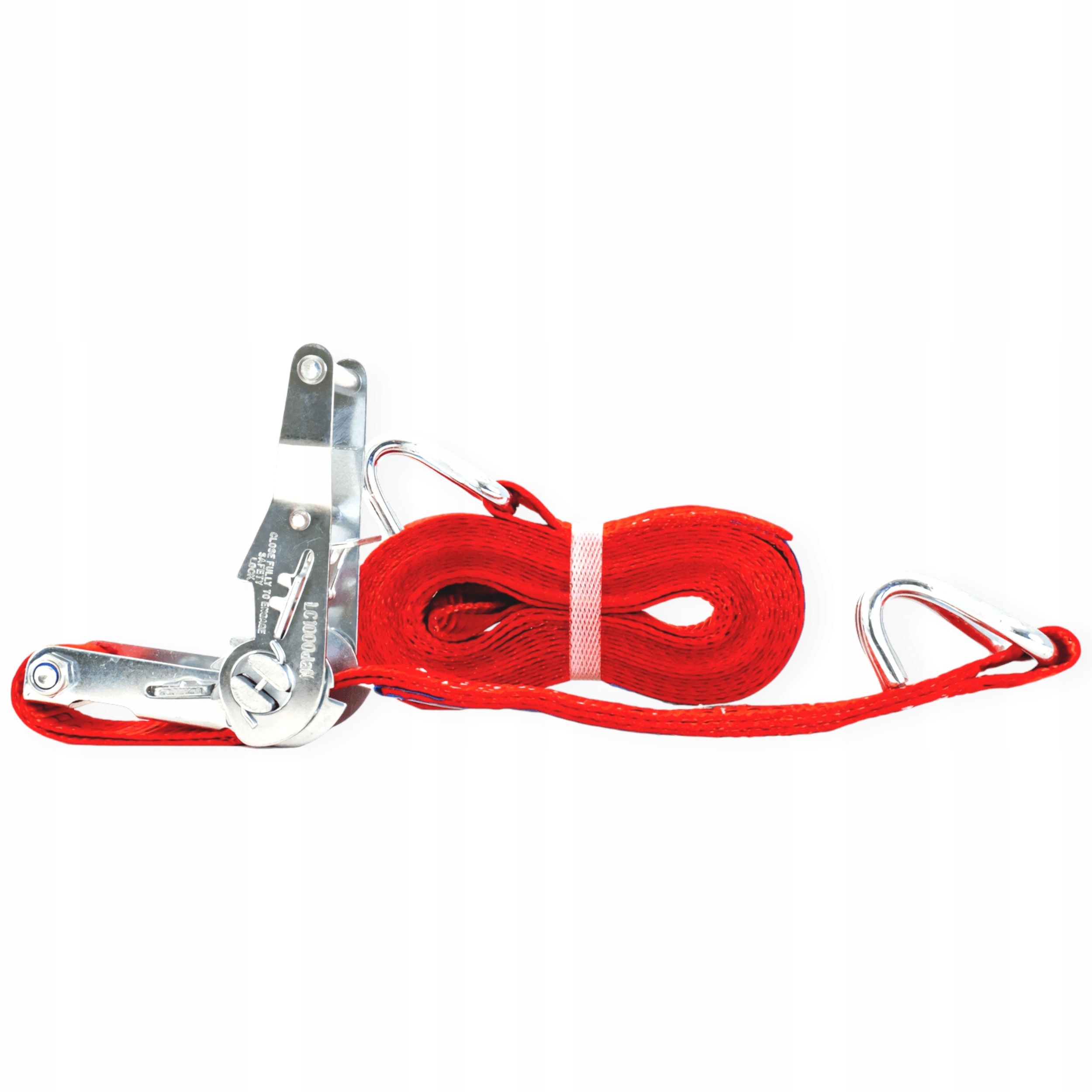 Pas transportowy mocujący z napinaczem Unitrailer 6m/35mm/2t czerwony
