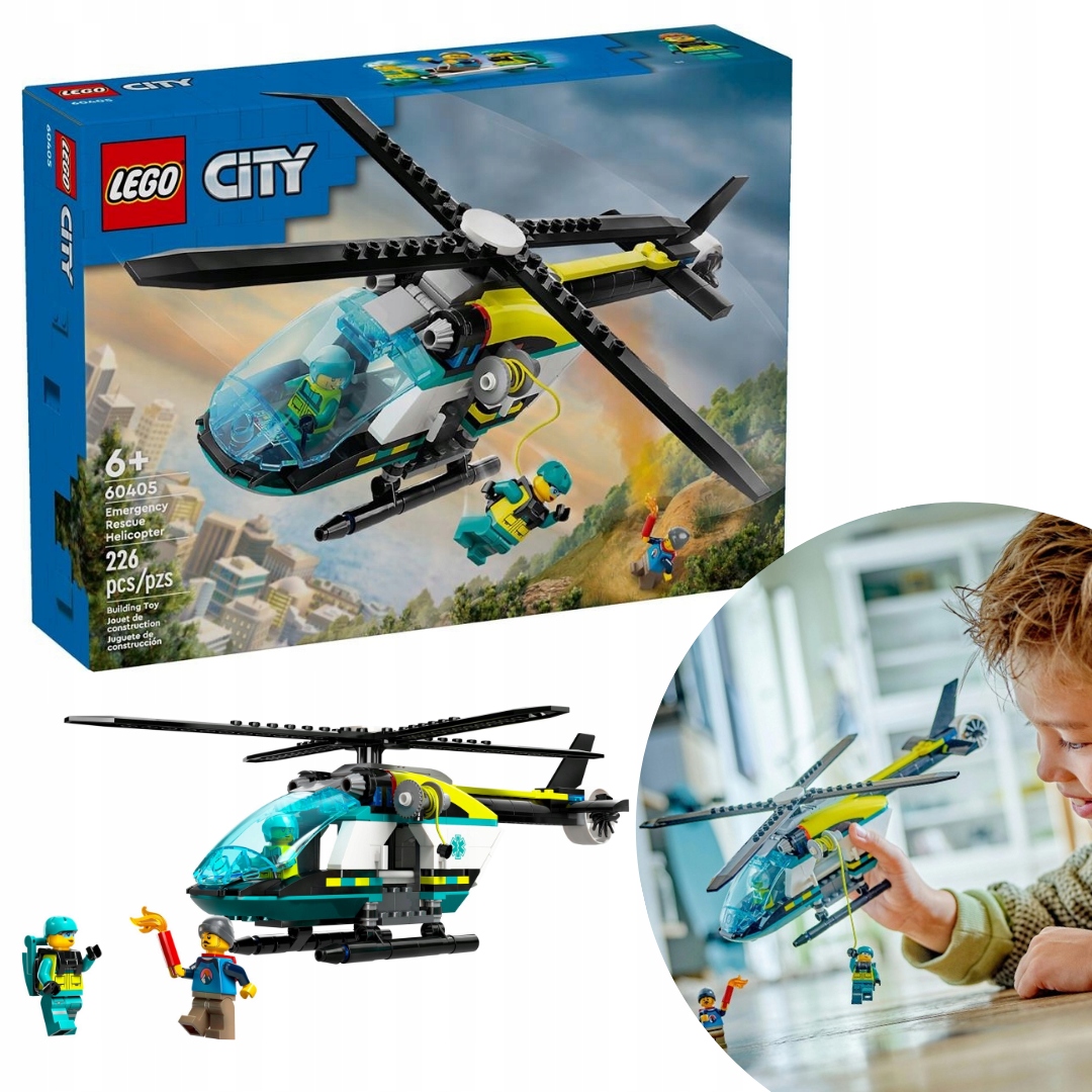 Lego City Helikopter Ratunkowy 60405