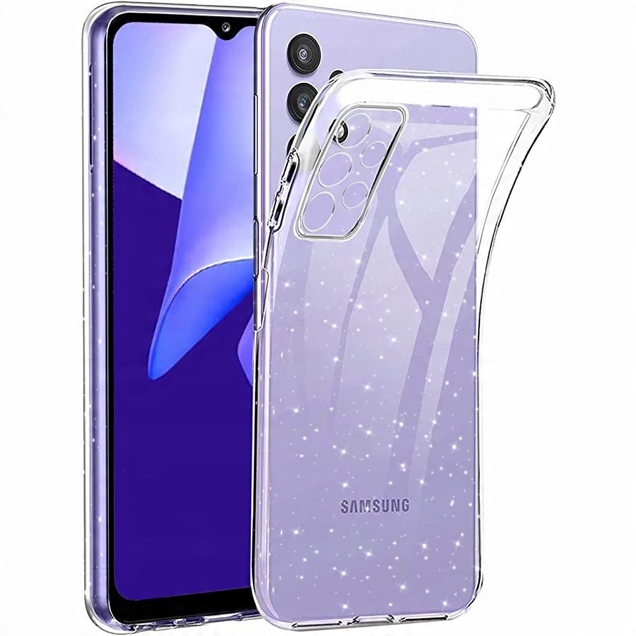 

Etui Brokat Clear Szkło na Samsung Galaxy A32 5G