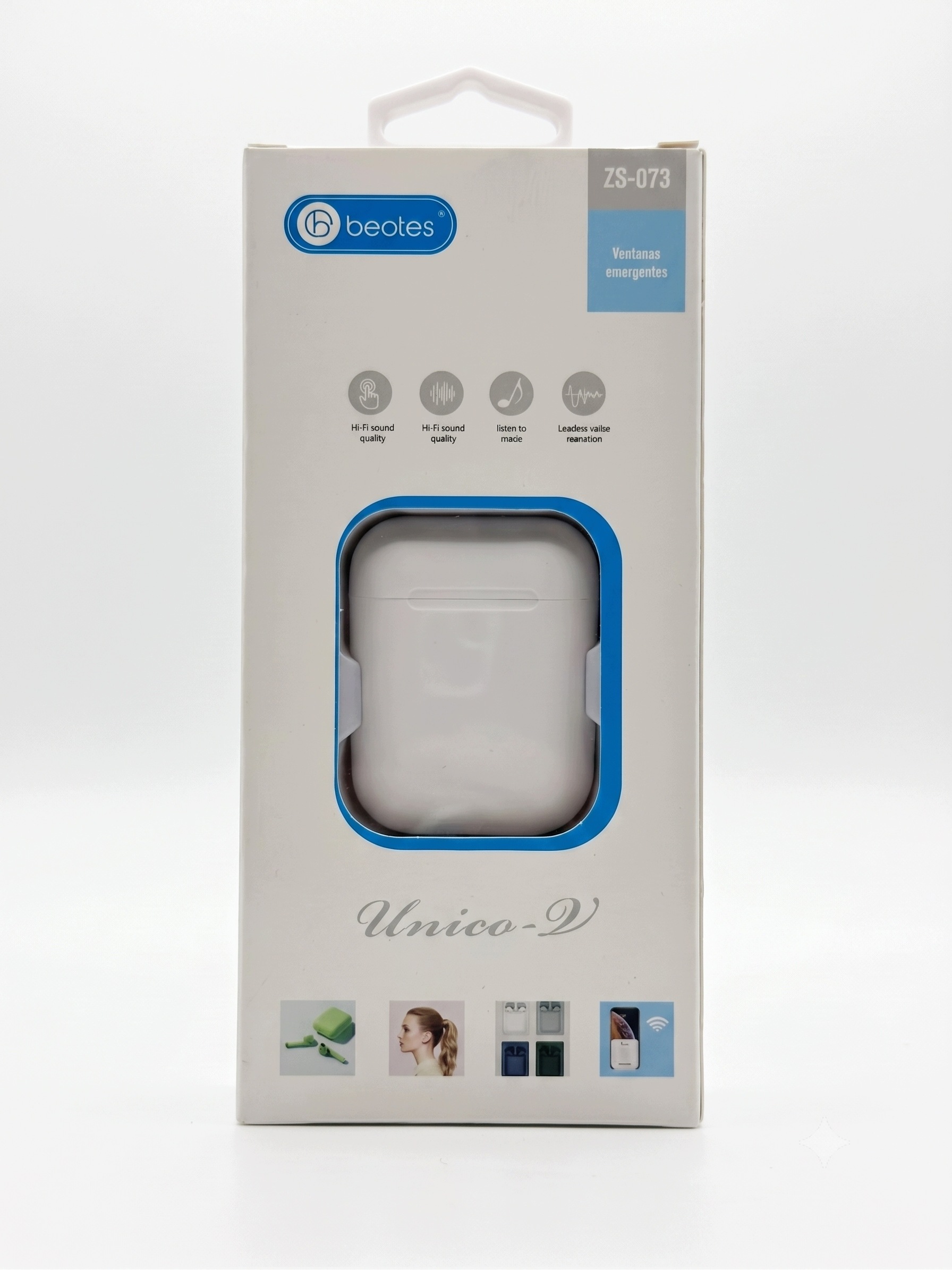 Vezeték nélküli fejhallgató Tws Bluetooth 5.0 Érintőképernyős tok-töltő