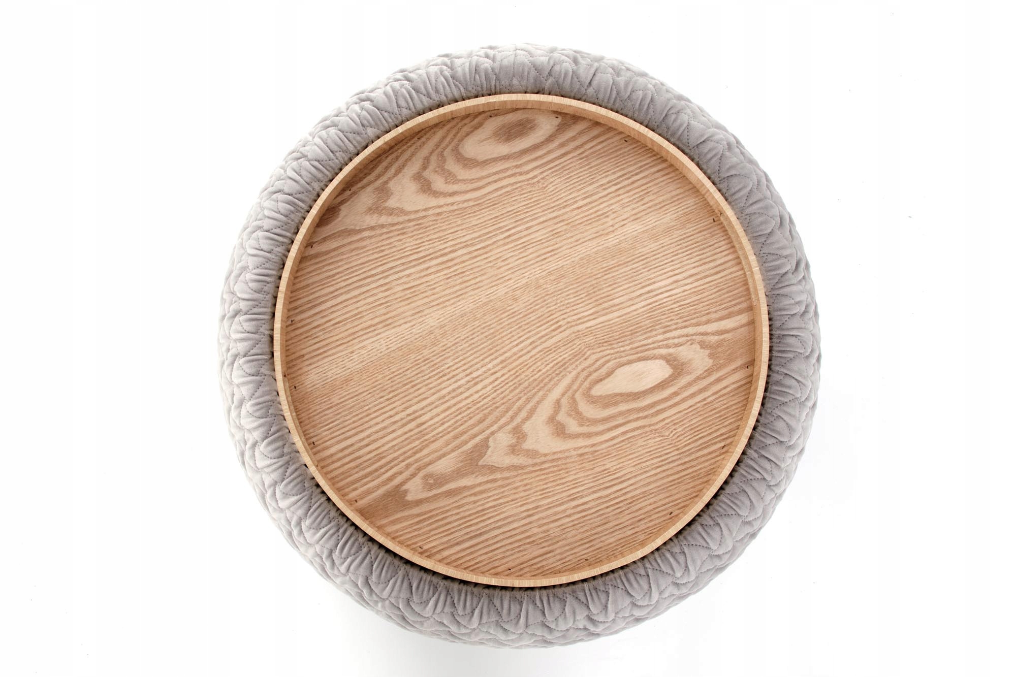 PUFA Z POJEMNIKIEM BONO HALMAR JASNY POPIEL Głębokość mebla 54 cm