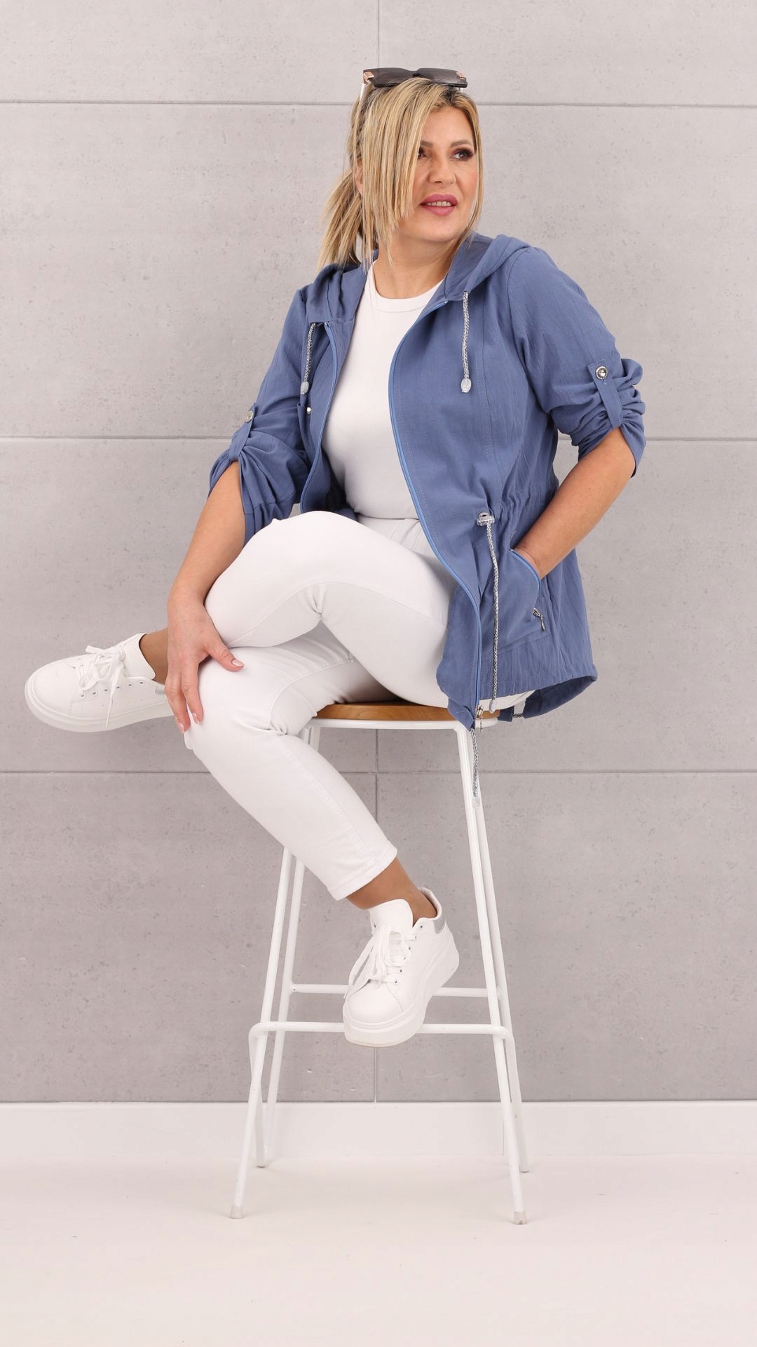 KURTKA PARKA LEKKA BAWEŁNIANA POLSKI PRODUCENT DUŻE ROZMIARY Płeć kobieta