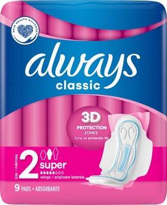 

Podpaski Always Classic Maxi A'9