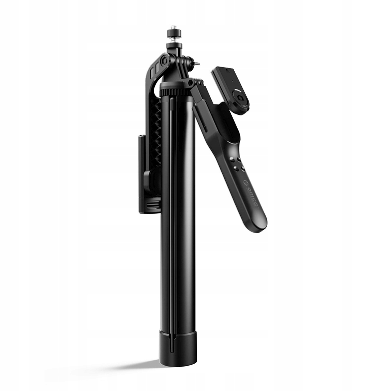 Selfie tyč 1/4'' pro telefon a kameru, fotoaparát Bluetooth černá