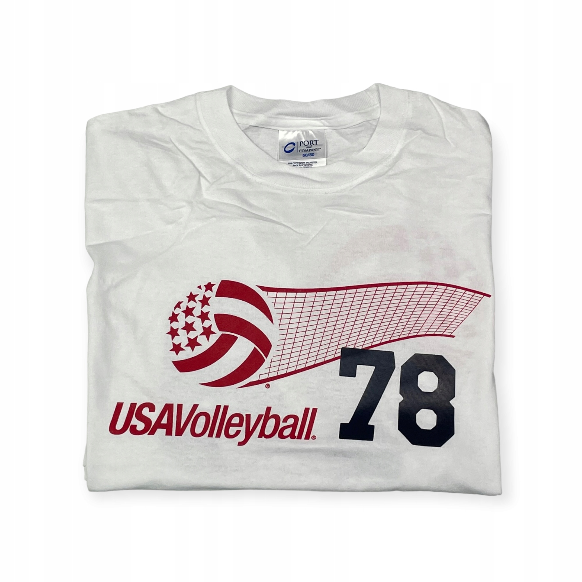 Koszulka męska PORT&COMPANY VOLLEYBALL USA M 78 Rozmiar M