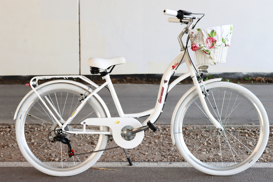 PIĘKNY BIAŁY ROWER DAMSKI 28 MIEJSKI SHIMANO 6 BIEGÓW 28 CALI koła +KOSZ Kod producenta 1023