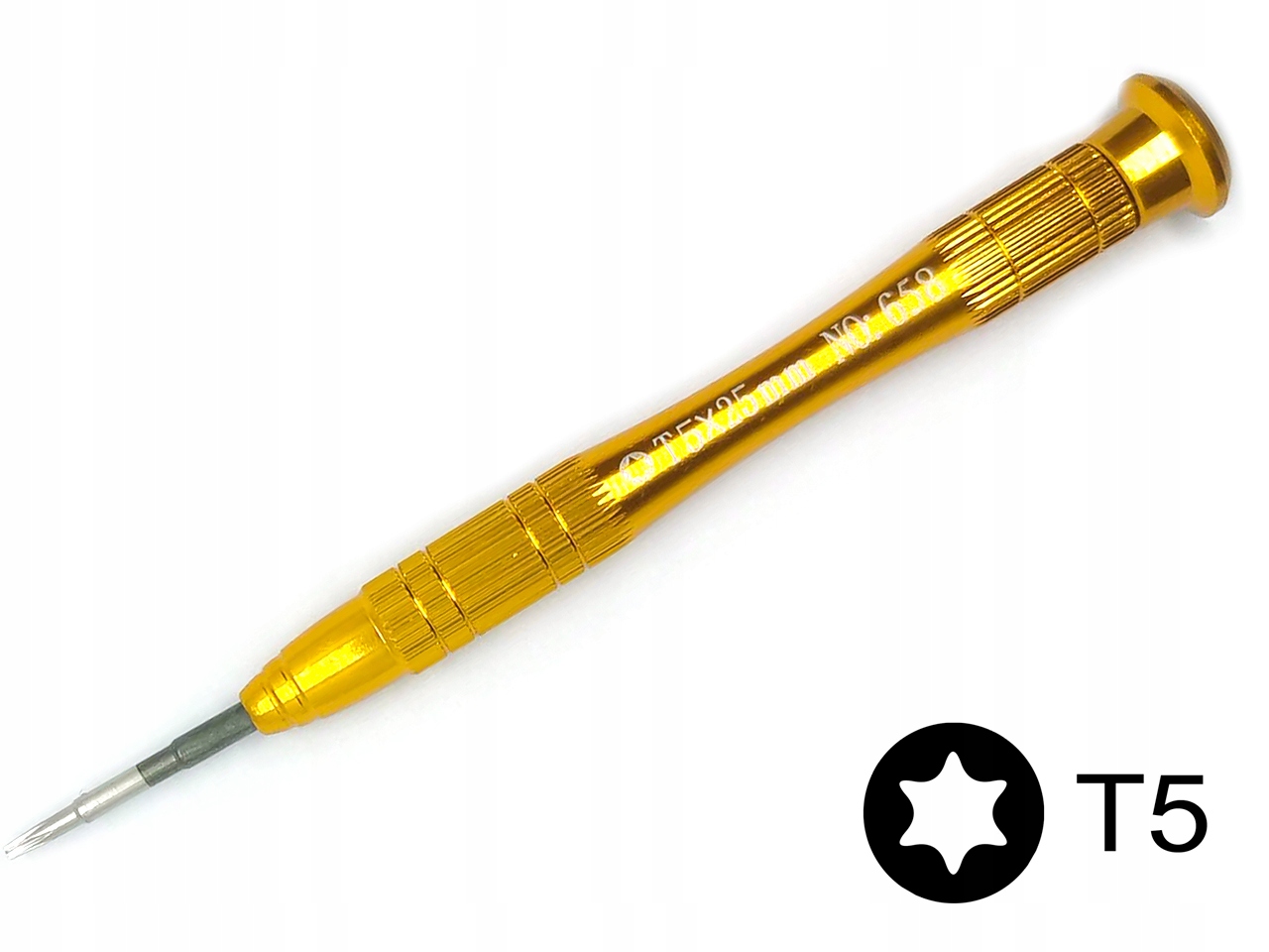 

Śrubokręt wkrętak Torx T5 - metalowy