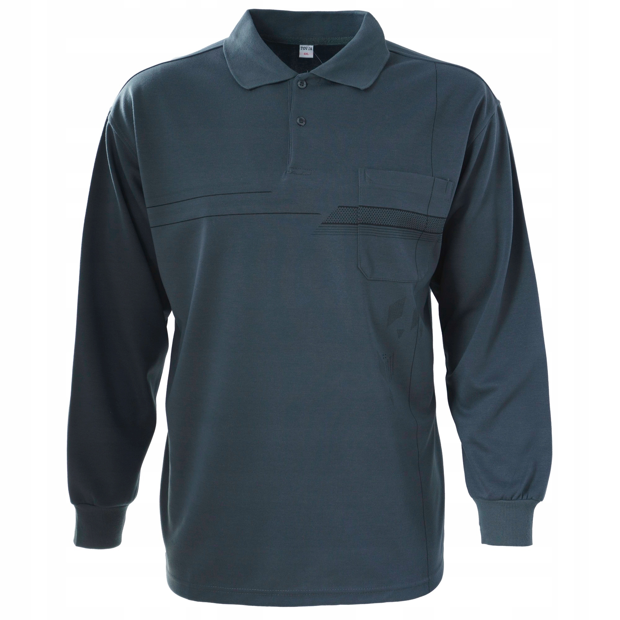 

Bluza męska polo z długim rękawem duże 7XL / 8XL