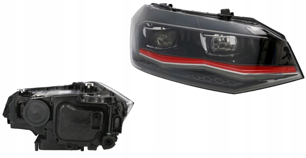 REFLEKTOR LAMPA PRAWY VW POLO 17- VALEO LED GTI