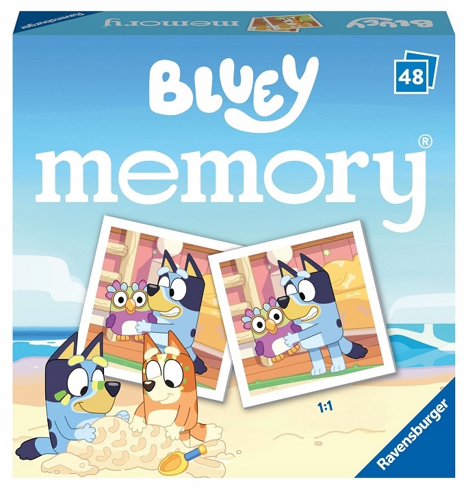 

Ravensburger Gra Mini Memory Bluey 20934