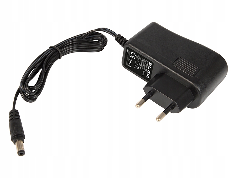 Zasilacz impulsowy stabilizowany 9V 1000mA wtyk 5.5x2.1 do Routera