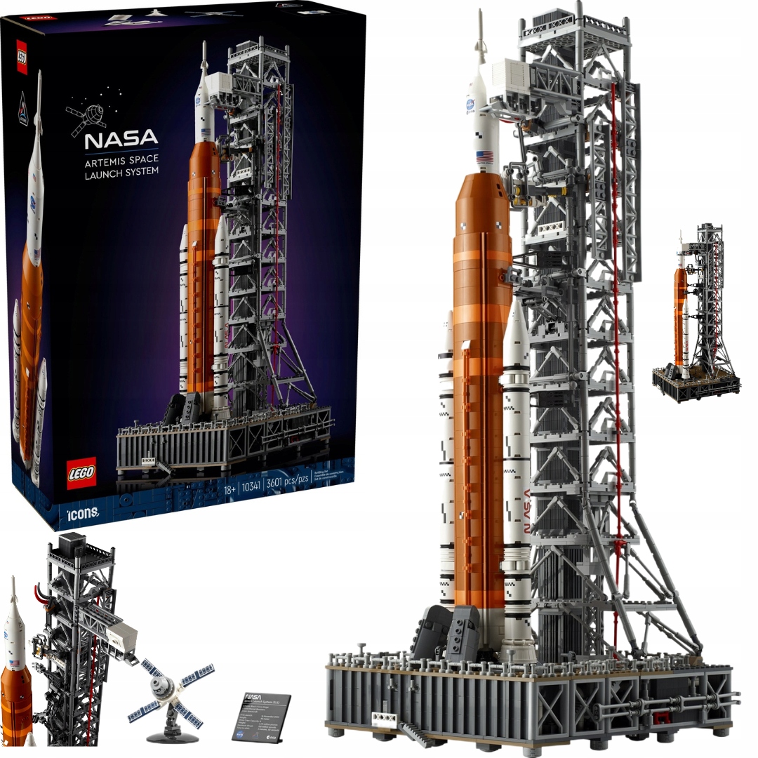Lego 10341 Icons Raketa Sls Nasa Artemis Vesmír model rakety Nasa