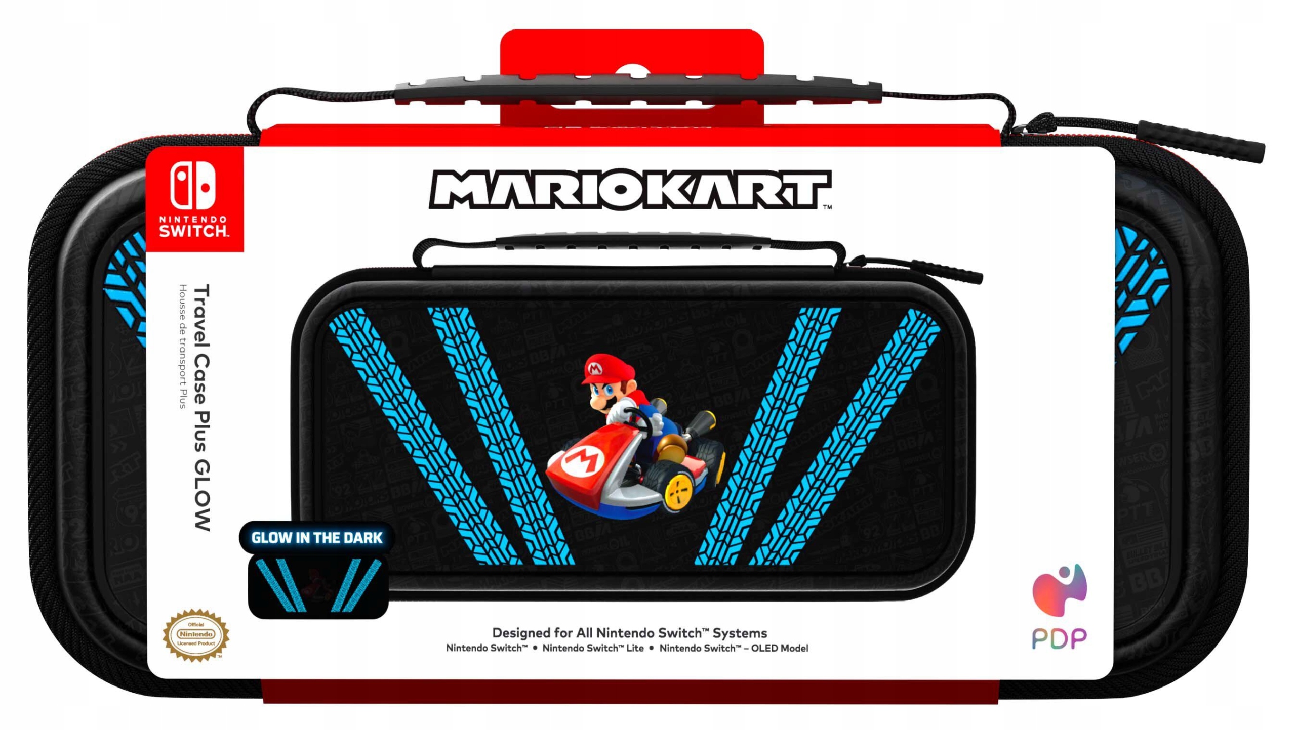 Etui na konsole Pdp Switch Mario Karts Drift Glow in the Dark