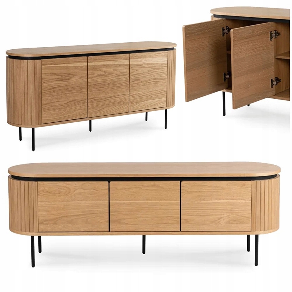 Sada – Nábytek – Do – Obývací pokoj – Komoda – Třídveřová – Skříňka – Rtv – Dub