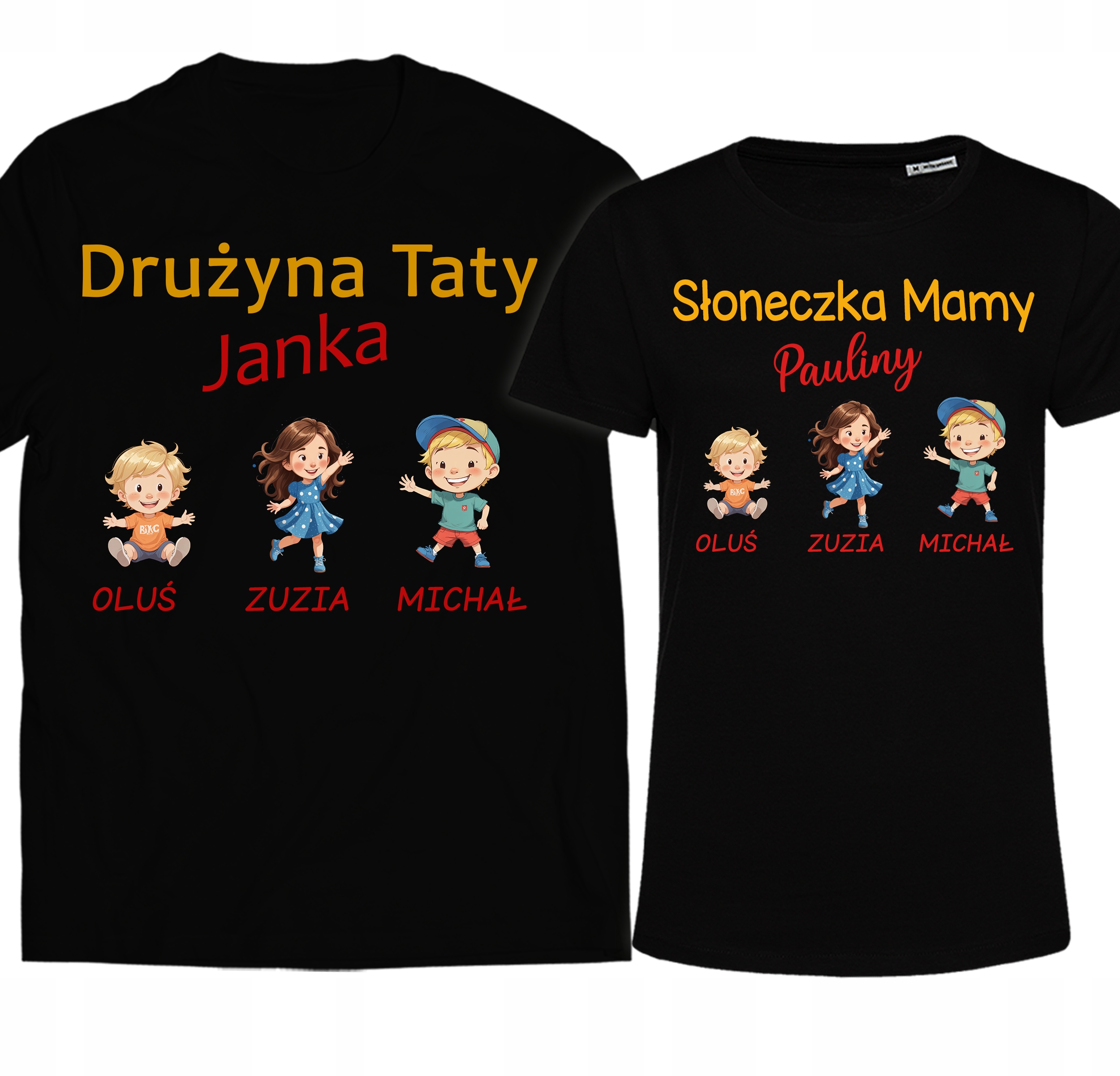 Sada Triček Na Svátek Matek Na Den Otců Pro Maminku, Tatínka, Rodiče XXL