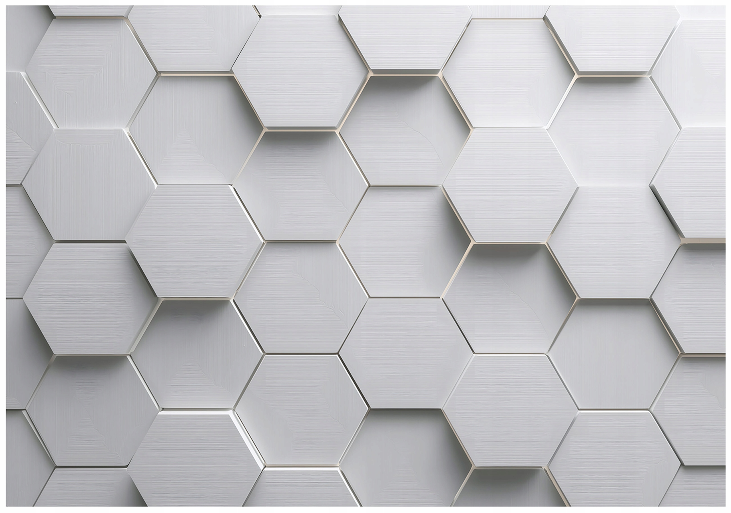 Fototapeta Pro Děti 3D Hexagony Šedá Do Dětského Pokoje 400x280