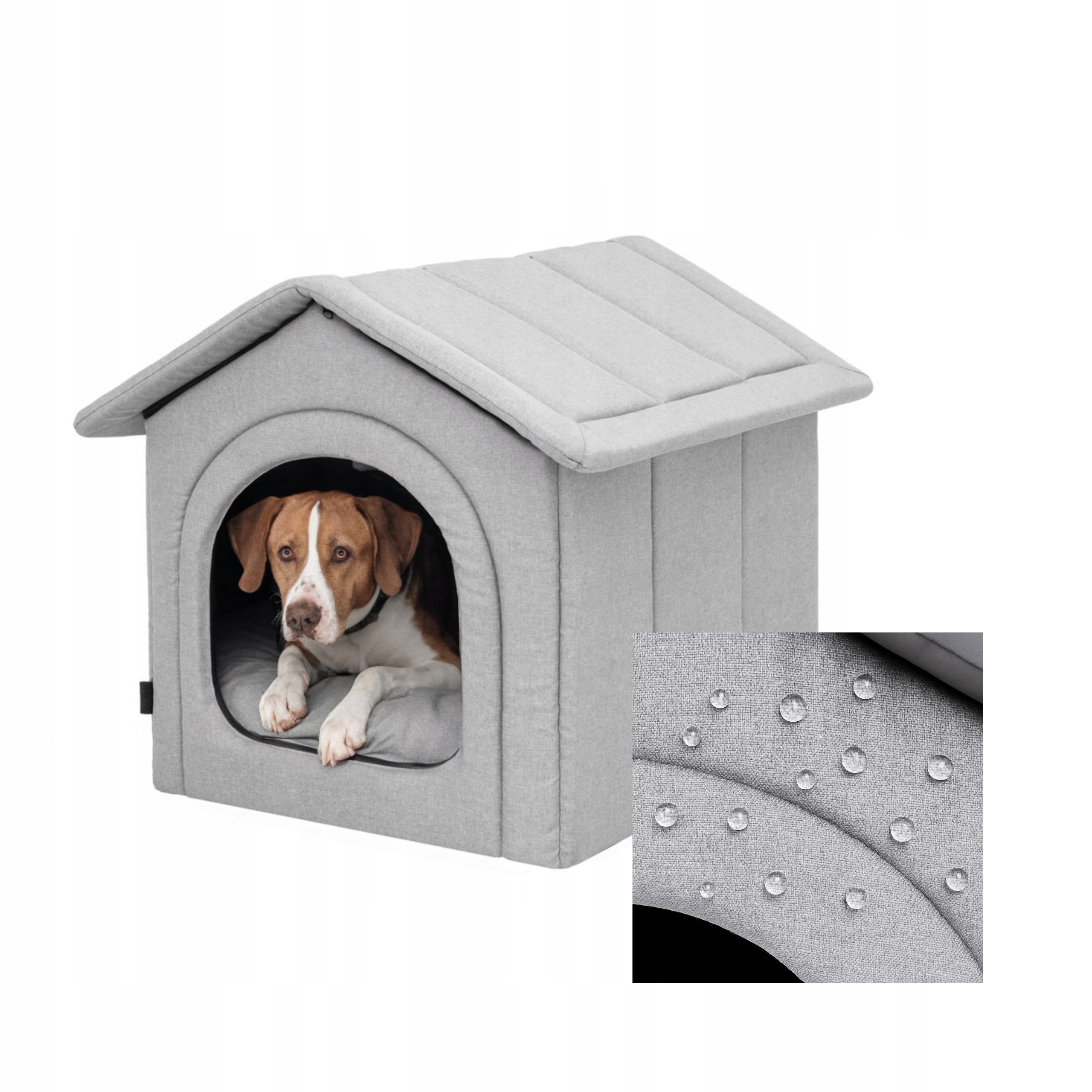 Buda Dla Psa – Legowisko, Miękka Buda, Domek, Posłanie, Doggy 38x32x38 cm