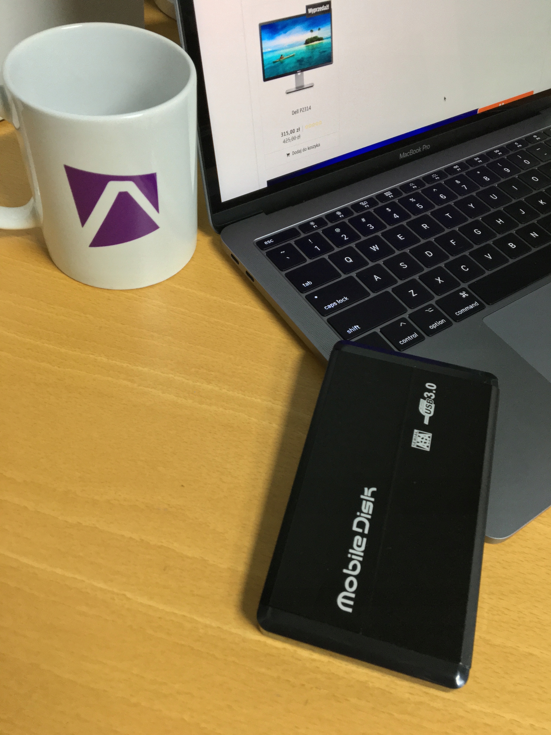 DYSK PRZENOŚNY ZEWNĘTRZNY 500GB USB PENDRIVE Interfejs SATA III