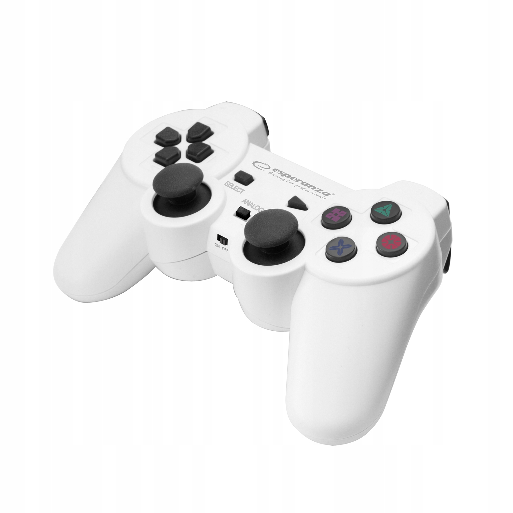 

Bezprzewodowy Gamepad Pad PC/PS3 Wibracja biały