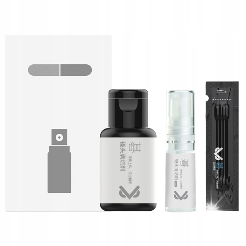 MINI ZESTAW CZYSZCZĄCY VSGO DO APARATU OBIEKTYWU OPTYKI PŁYN 20MM PATYCZKI