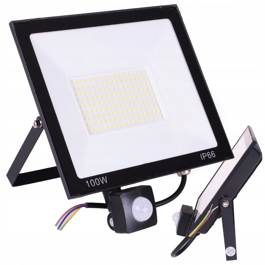 

Halogen Lampa Led Czujnik Ruchu 100W IP66 8000lm