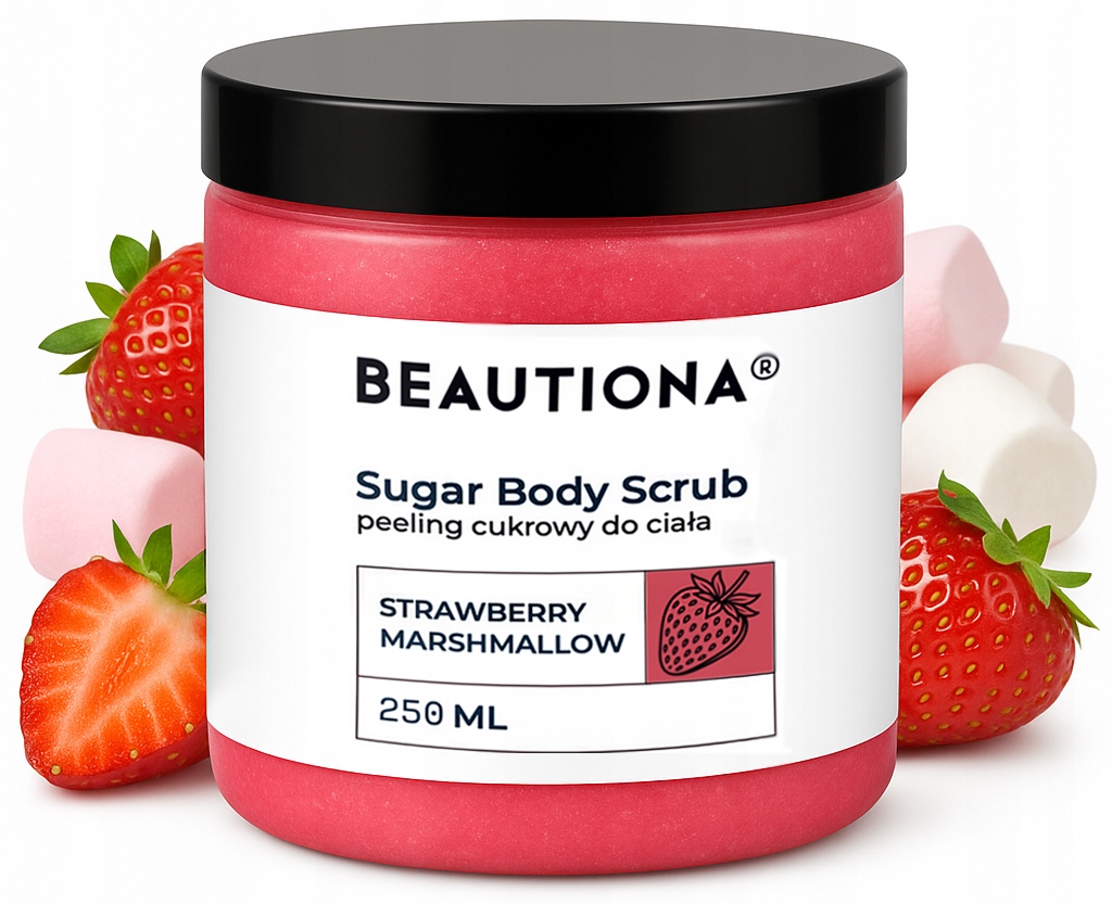 PEELING CUKROWY SCRUB TRUSKAWKA DO CIAŁA OCZYSZCZAJĄCY WYGŁADZAJĄCY 250 ML