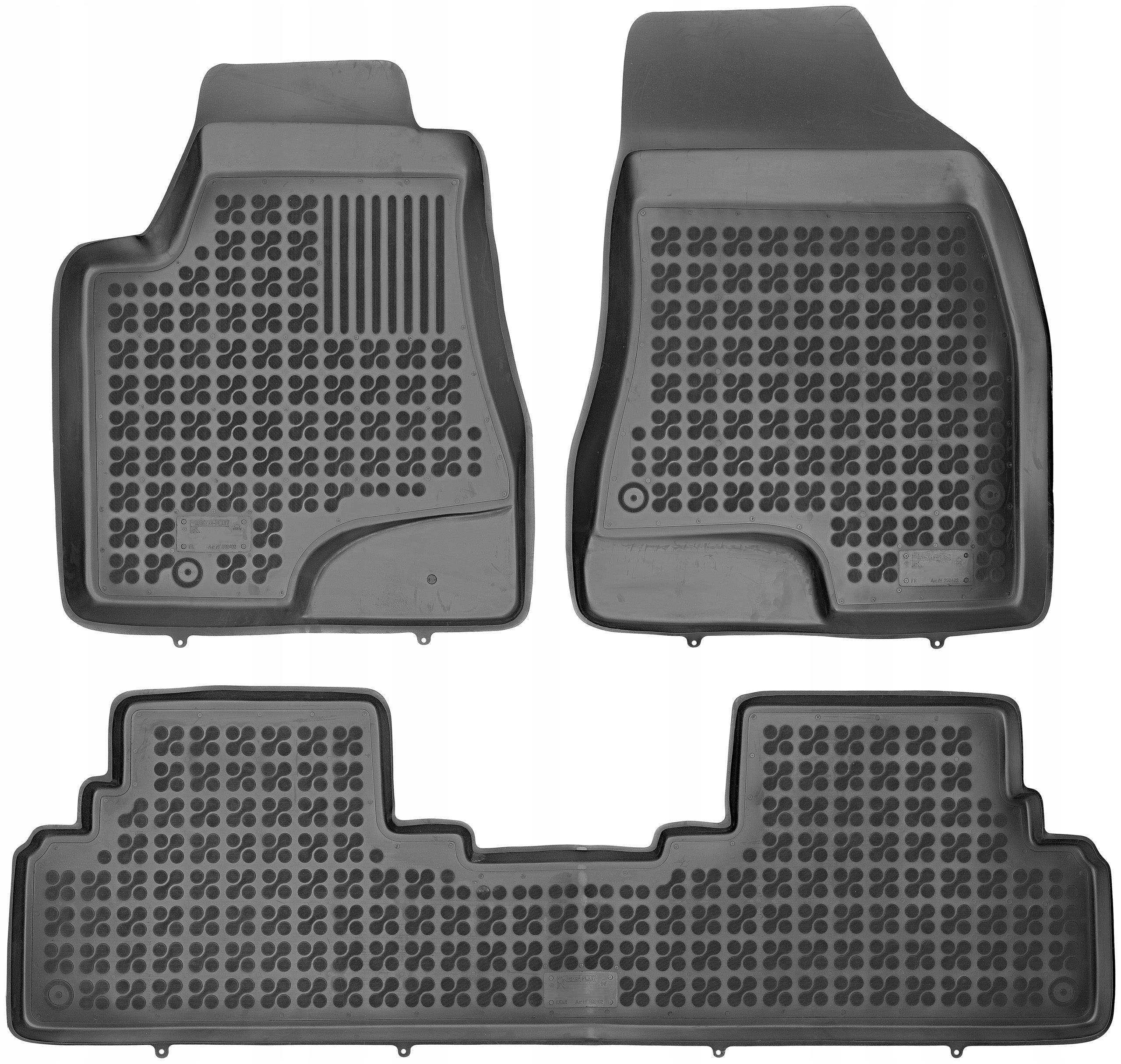 Lexus Rx III AL10 2009-2012 Gumové rohože do auta Korytka