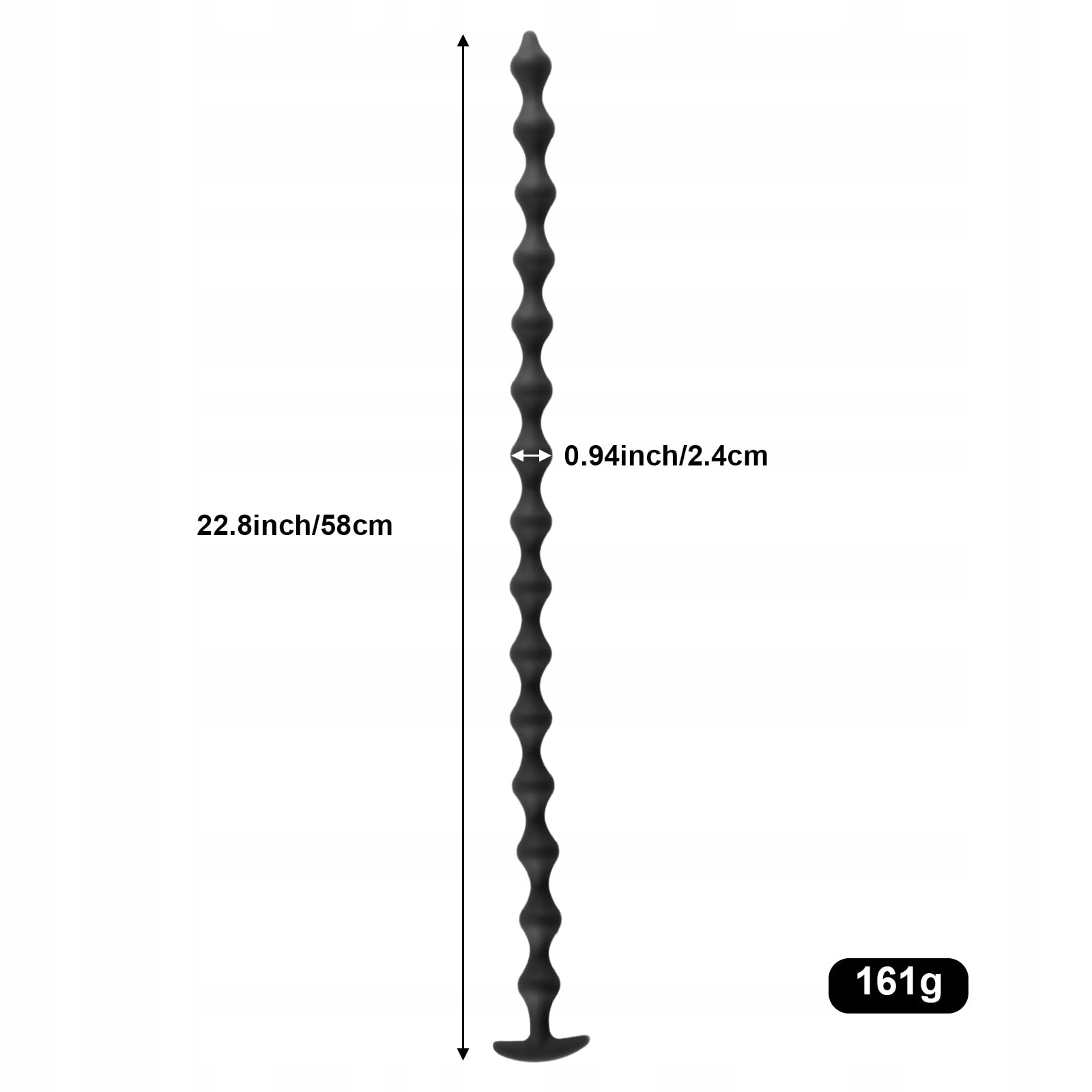 SHKANLA Silikonowe Kulki Analne 15 Kulek 58cm Długi Korek Analny — miniatura 2