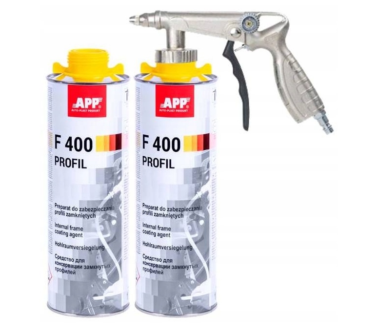 2X APP F400 для закритих профілів + пістолет