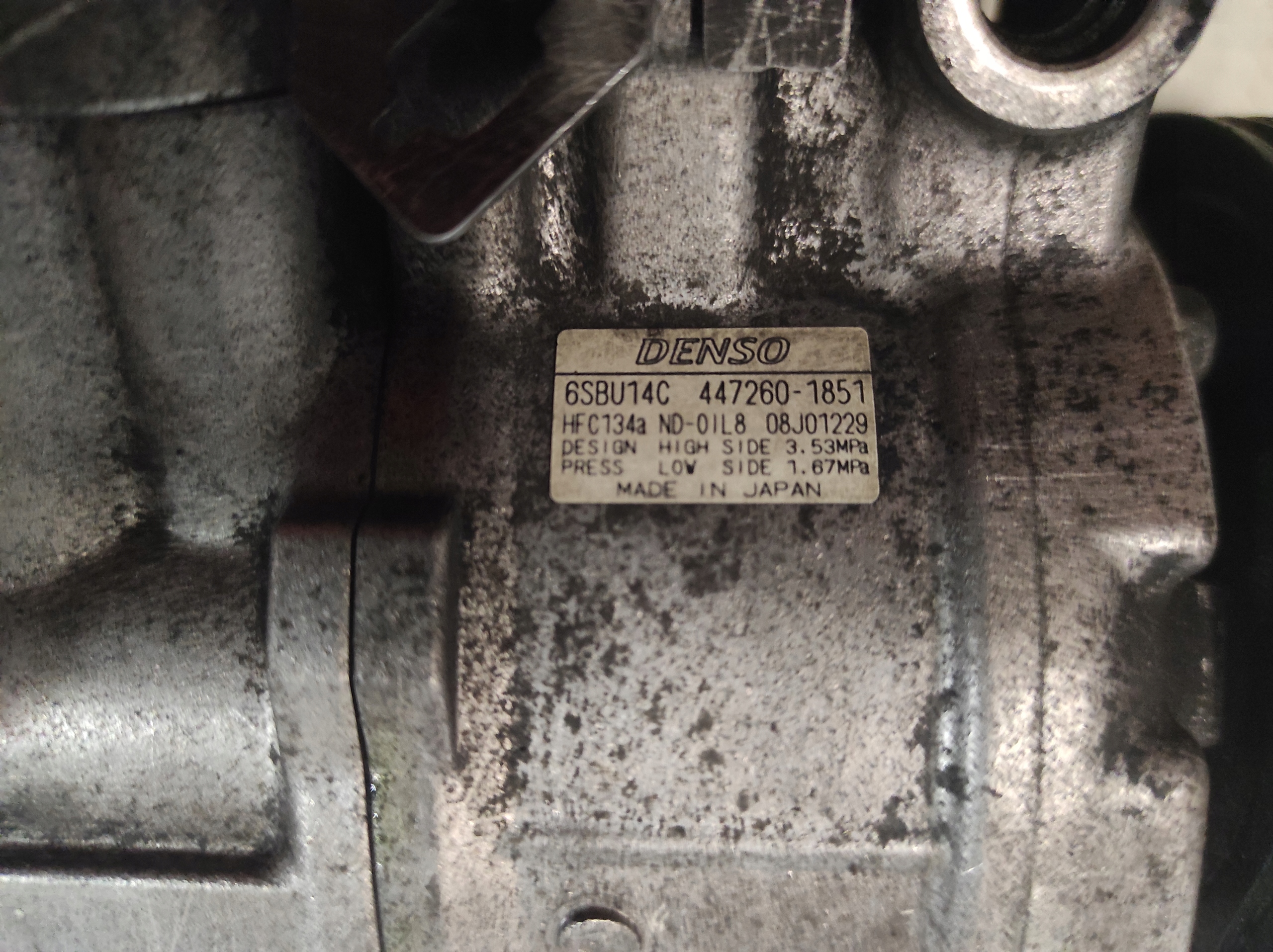 BMW E87 2.0 D 447260-1851 Klimakompressor klimaanlage