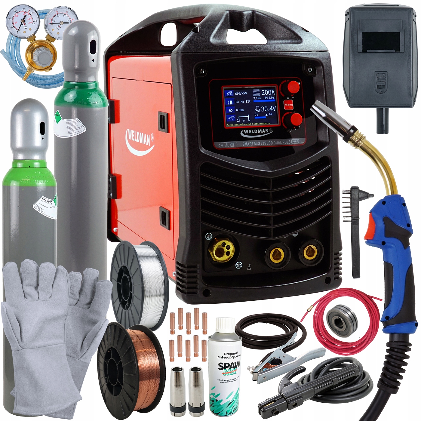 Сварочный аппарат MIGOMAT MIG 200 A TIG SYNERGIA PULS LCD