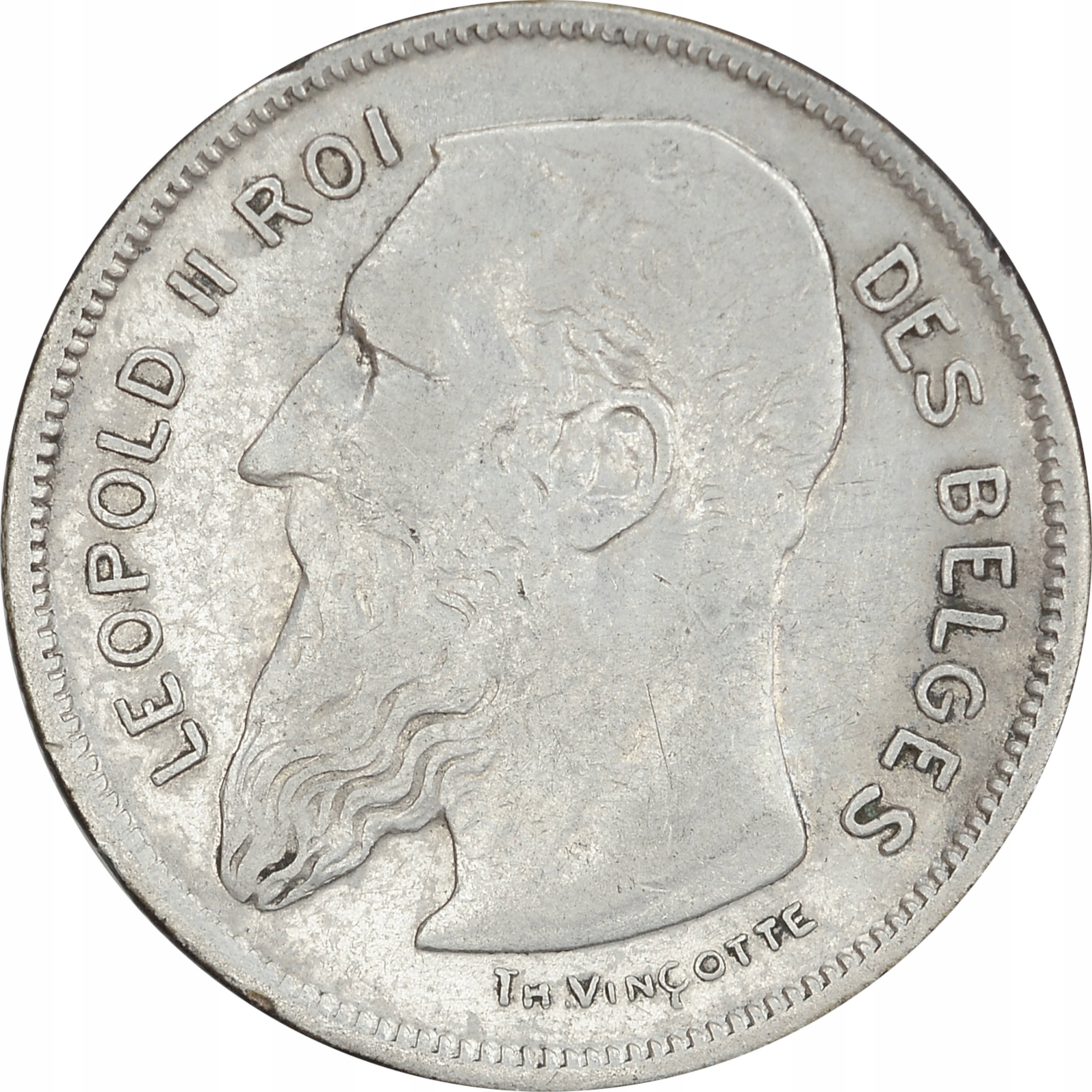 11.BELGIA, LEOPOLD II, 2 FRANKI 1904 DES